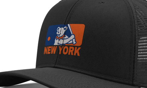 Grateful Dead - New York Mets Dancing Bear Logo Grateful Dead Trucker Cap - StealieShop